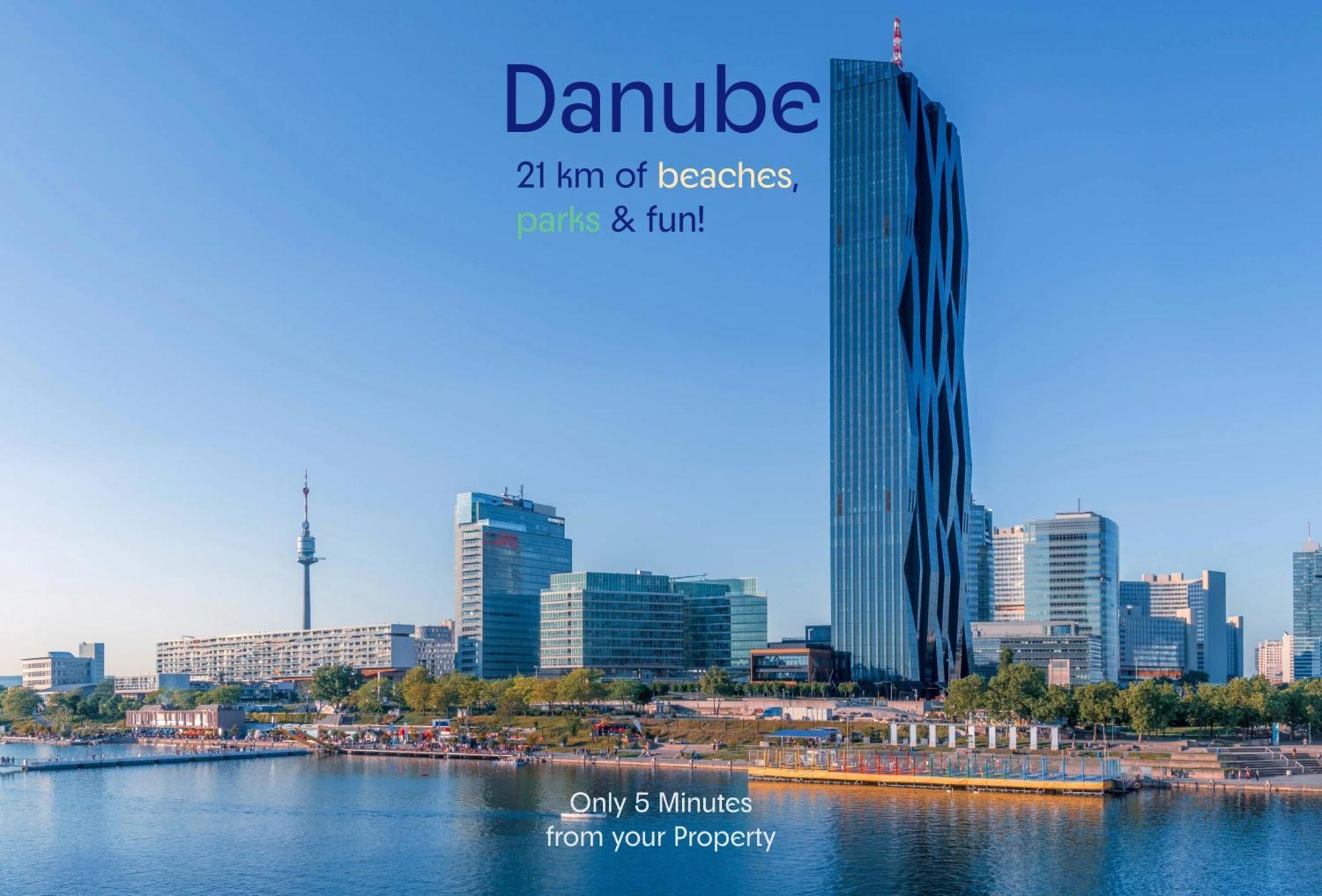 Welcoming 2Br Apt. Near Danube & Millenium Tower Виена Екстериор снимка